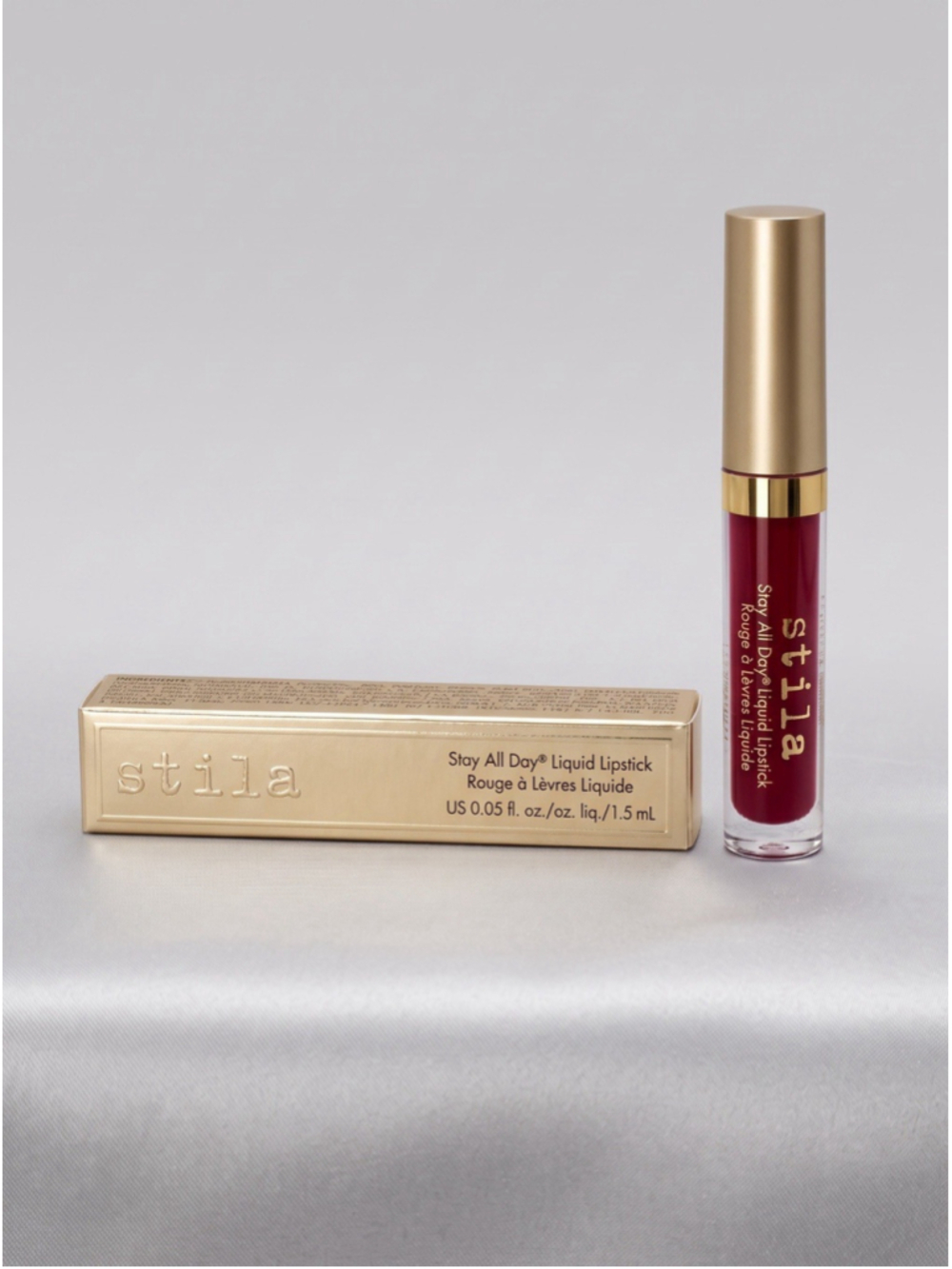 Stila Stay All Day Liquid Lipstick Beso Red 1.5 mL Mini Travel Size New Boxed